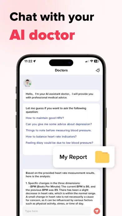 Capturas de tela do MyPulse - Heart Health Monitor