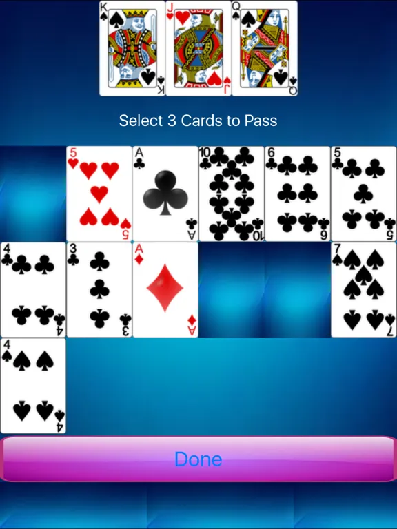 Capturas de tela do Hearts - Classic iPad 