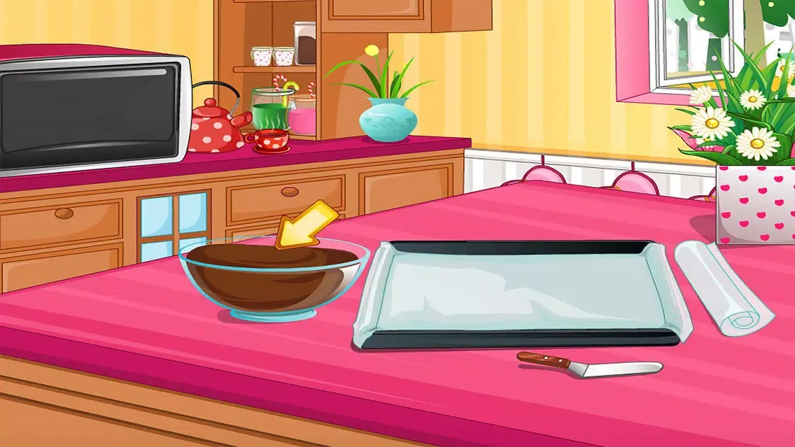 Hearts with Cream free Cooking games for girls سکرین شاٹس