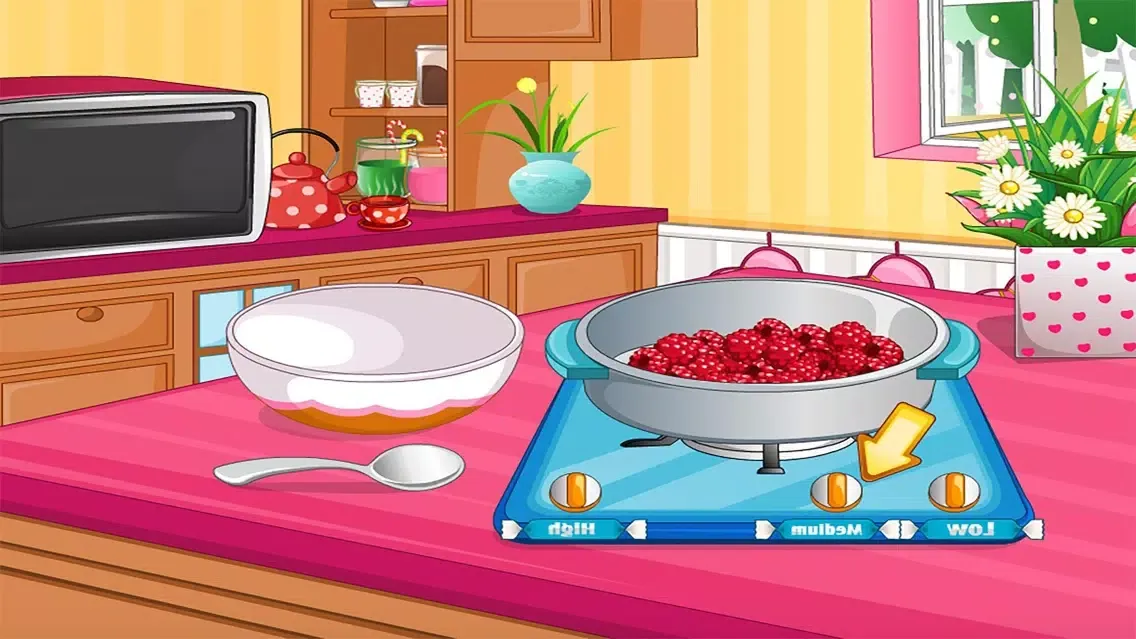 Hearts with Cream free Cooking games for girls سکرین شاٹس