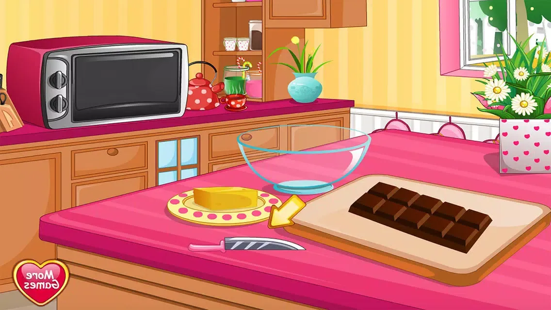 Hearts with Cream free Cooking games for girls سکرین شاٹس