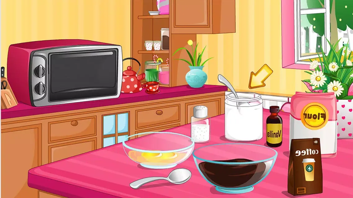Hearts with Cream free Cooking games for girls سکرین شاٹس
