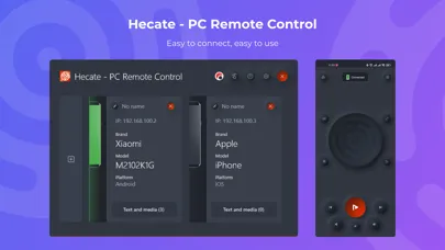 ภาพหน้าจอของ Hecate - PC Remote Control