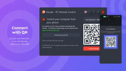 ภาพหน้าจอของ Hecate - PC Remote Control