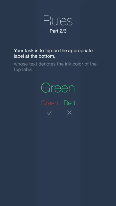 Screenshot di Brain Test - Stroop Effect