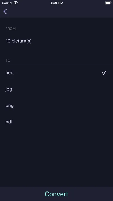 Luma: Convert Heic 2 Jpg スクリーンショット