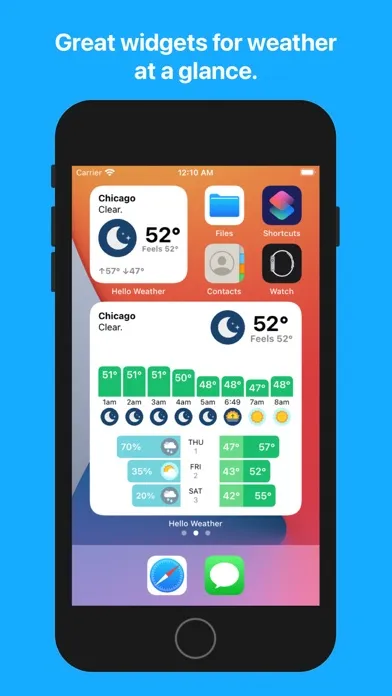 Hello Weather: Forecast & Maps應用截圖