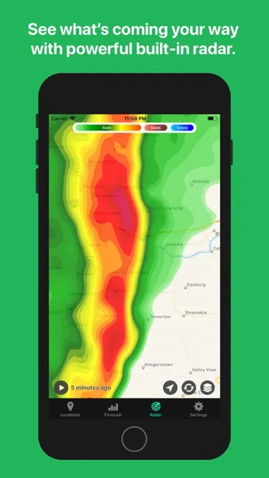 Hello Weather: Forecast & Maps應用截圖