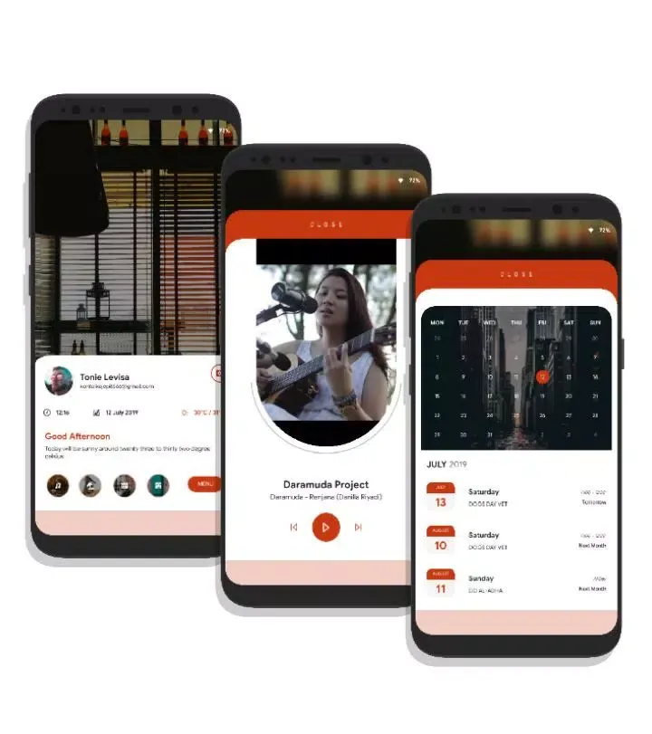 HelloUi For KLWP Screenshots