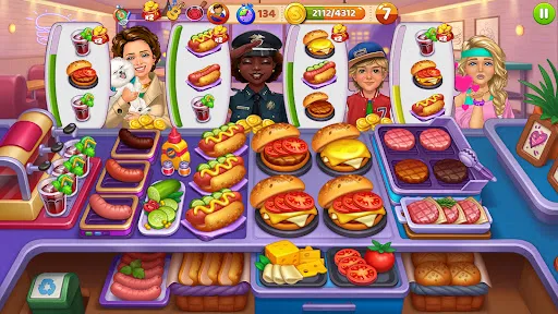 Capturas de tela do Hell's Cooking: Kitchen Games