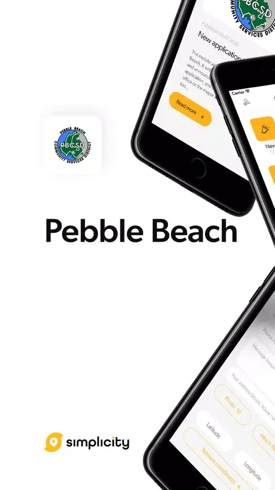 Capturas de tela do Pebble Beach Simplicity