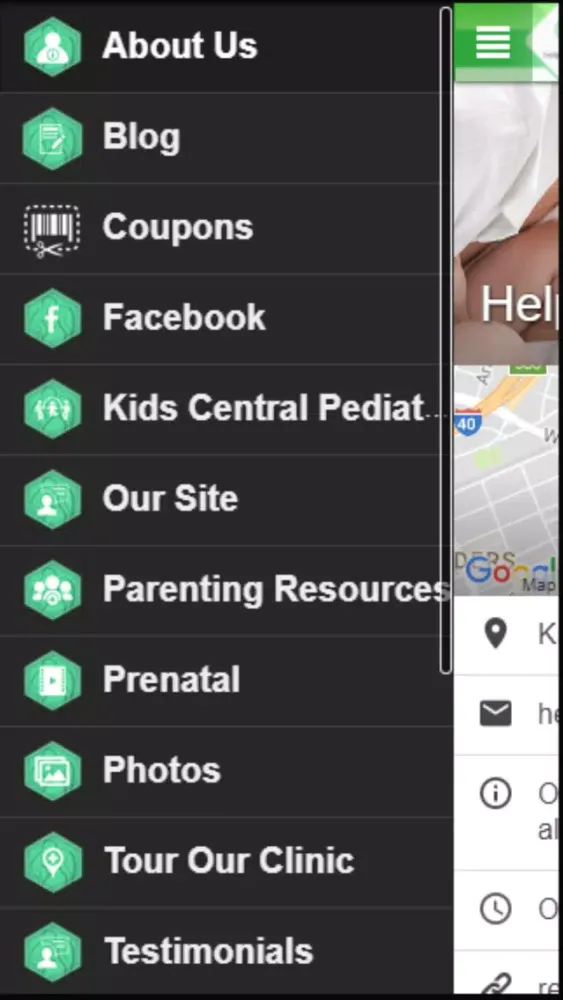Capturas de tela do Helpmommy.com