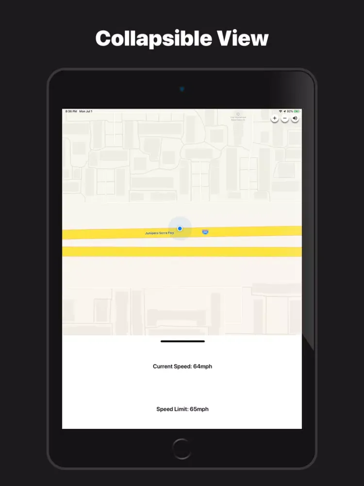 Speed Limit Alert iPad 应用截图