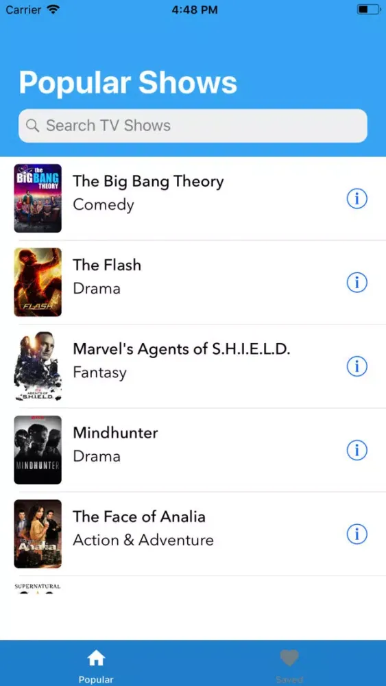 Capturas de pantalla de TV Show Tracker