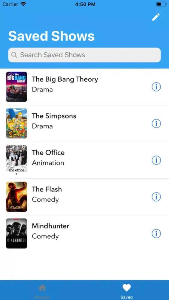Capturas de pantalla de TV Show Tracker