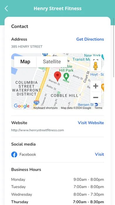 Henry Street Fitness应用截图