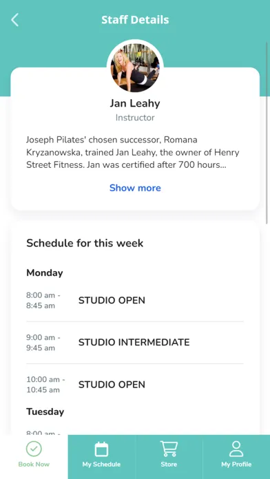 Henry Street Fitness应用截图