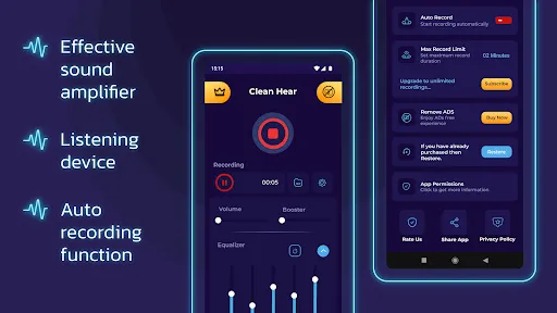 Hearing Clear: Sound Amplifier Screenshots