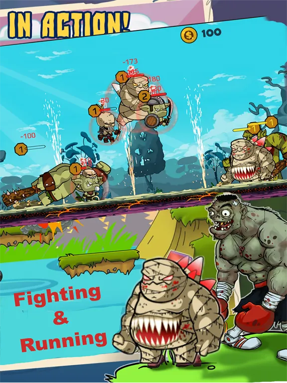 Capturas de pantalla de Monster Running : Hit and Run iPad 