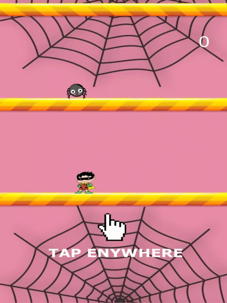 Ảnh chụp màn hình của Superhero Man Jump vs Spider Ghost iPad 