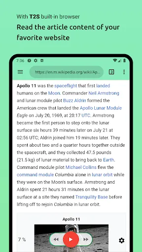 T2S: Text to Voice/Read Aloud Screenshots