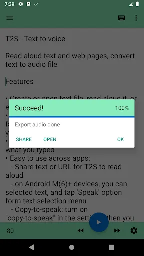 T2S: Text to Voice/Read Aloud Screenshots