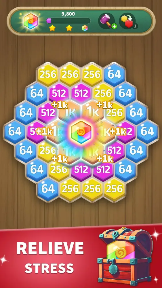 تصاویر Hexa Connect: 2048 Puzzle