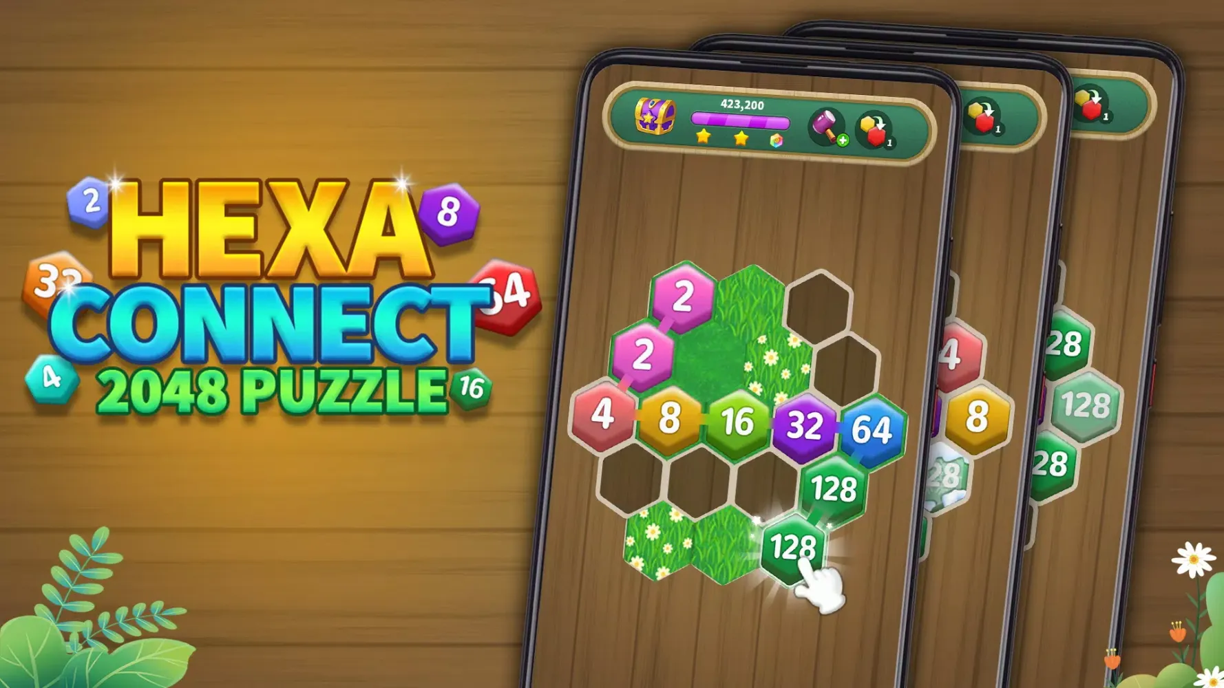 تصاویر Hexa Connect: 2048 Puzzle