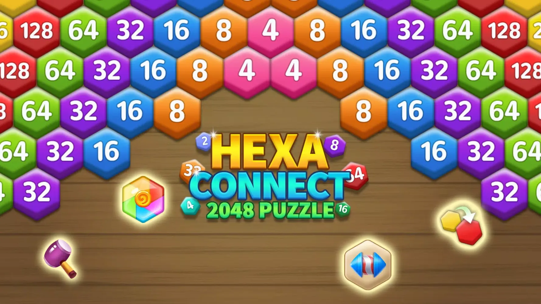 تصاویر Hexa Connect: 2048 Puzzle