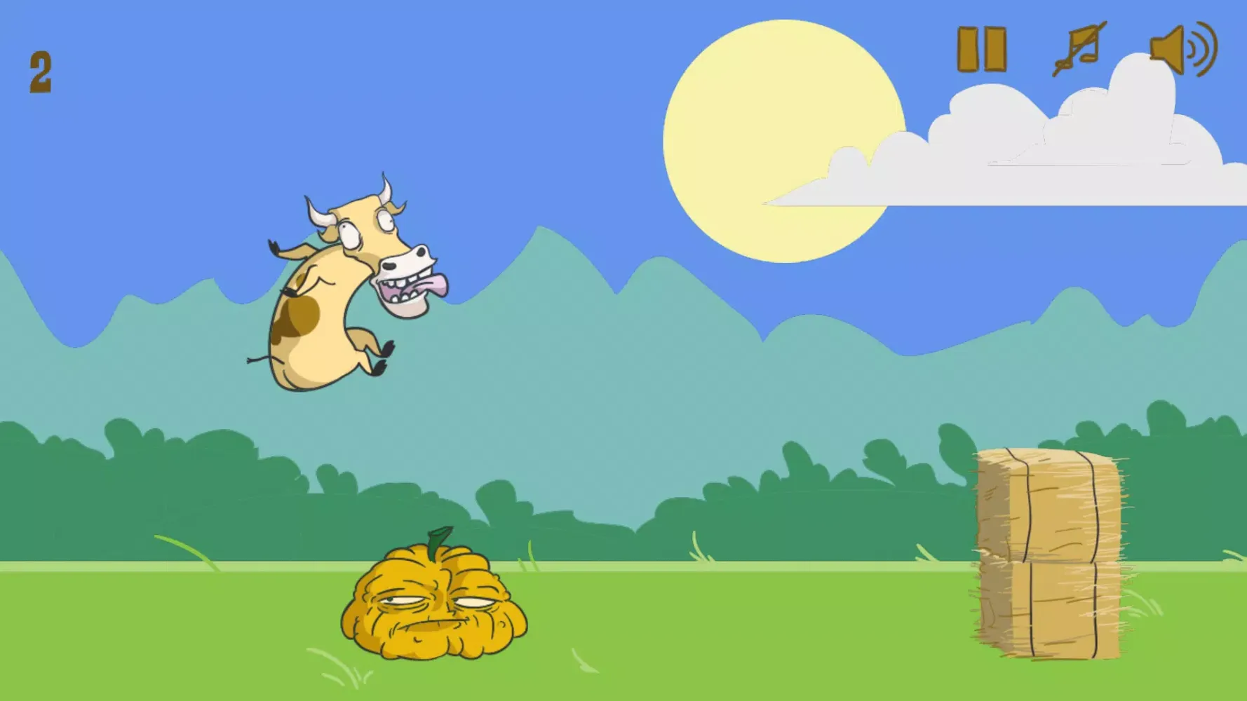 Tangkapan layar Raving Cow