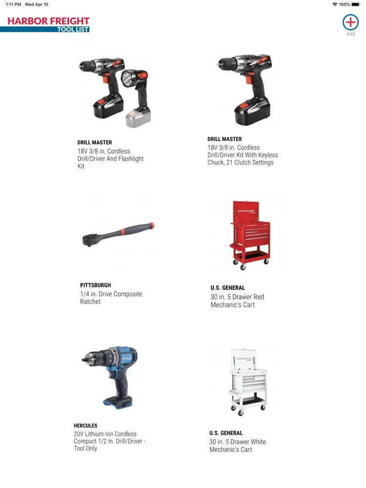 Guide for Harbor Freight Tools iPad 應用截圖