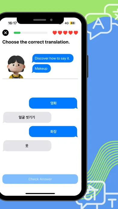 Zrzuty ekranu Kimchi - Learn Korean