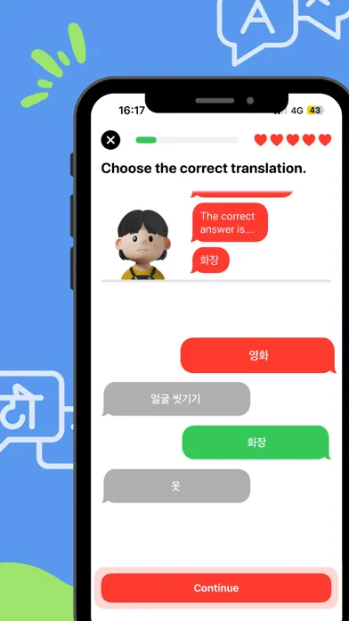 Zrzuty ekranu Kimchi - Learn Korean