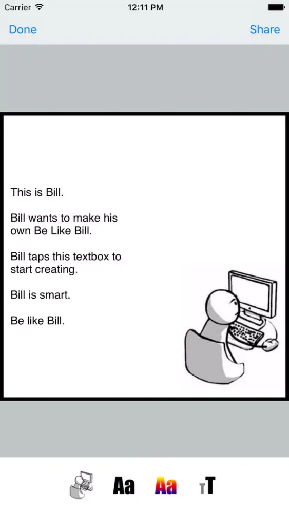 Capturas de pantalla de Be Like Bill Generator Pro