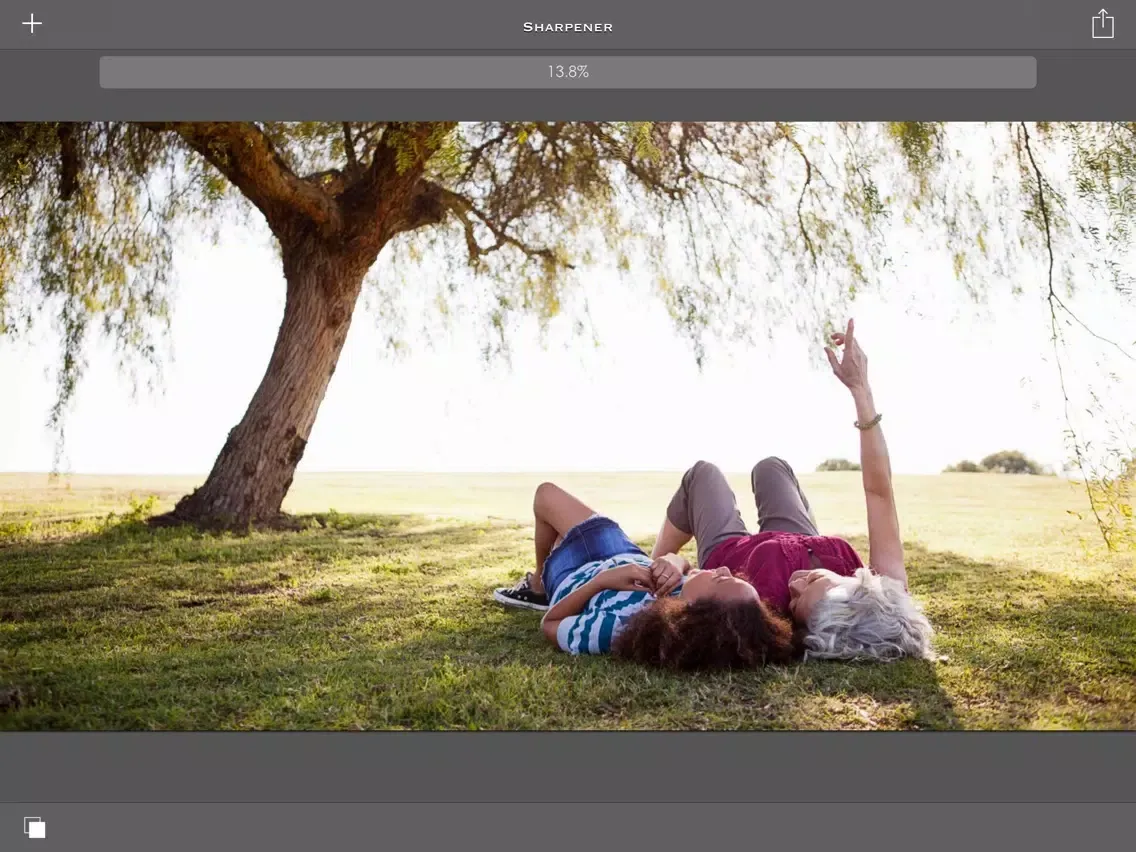 Sharpener - sharpen photos and blurry images, snaps iPad  Screenshots