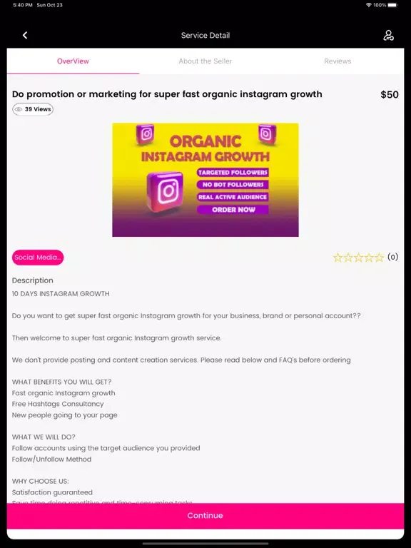 Zrzuty ekranu Fans booster for video creator iPad 