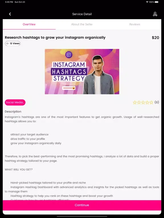 Zrzuty ekranu Fans booster for video creator iPad 