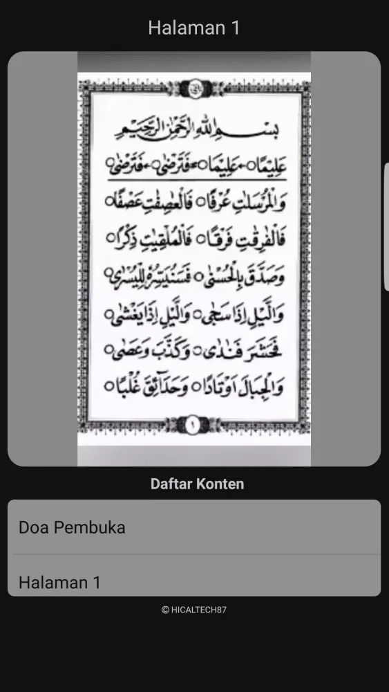 Tangkapan layar Metode Ummi