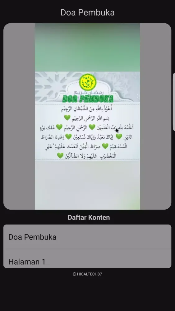 Tangkapan layar Metode Ummi