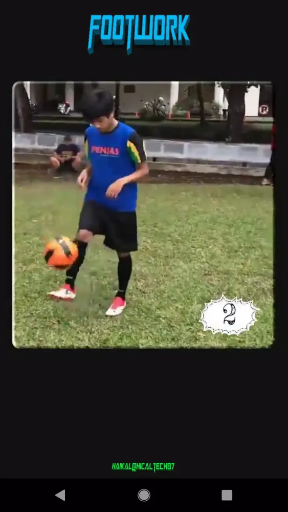 Tangkapan skrin Soccer Basic Techniques