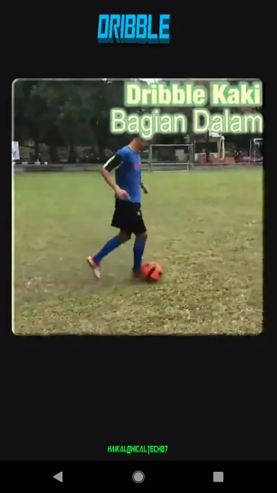 Tangkapan skrin Soccer Basic Techniques