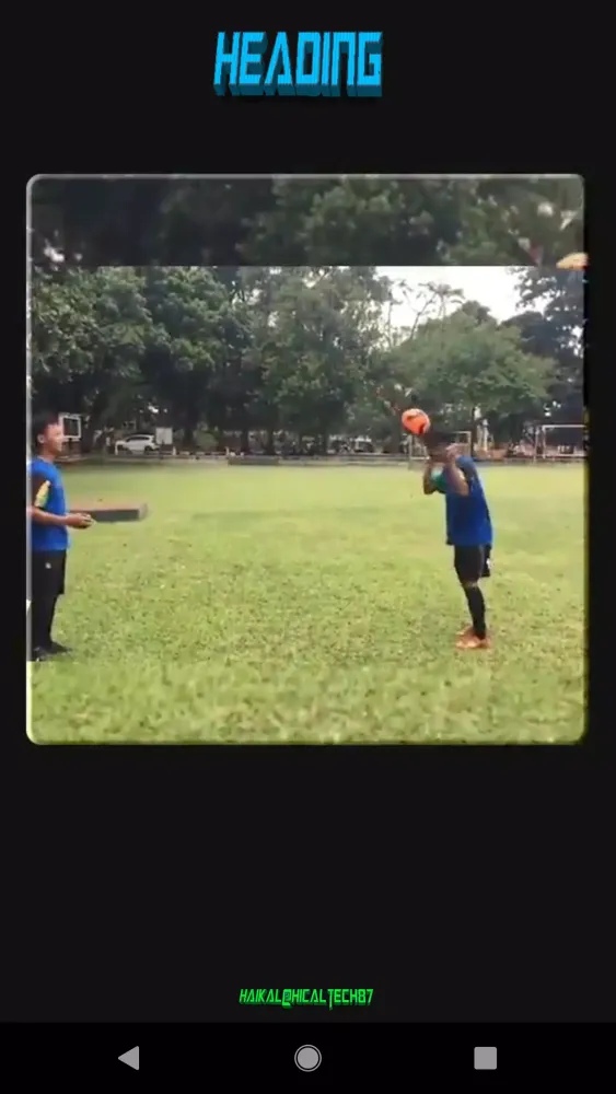 Tangkapan skrin Soccer Basic Techniques