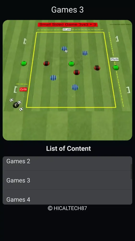 Tangkapan skrin Football Small Sided Games