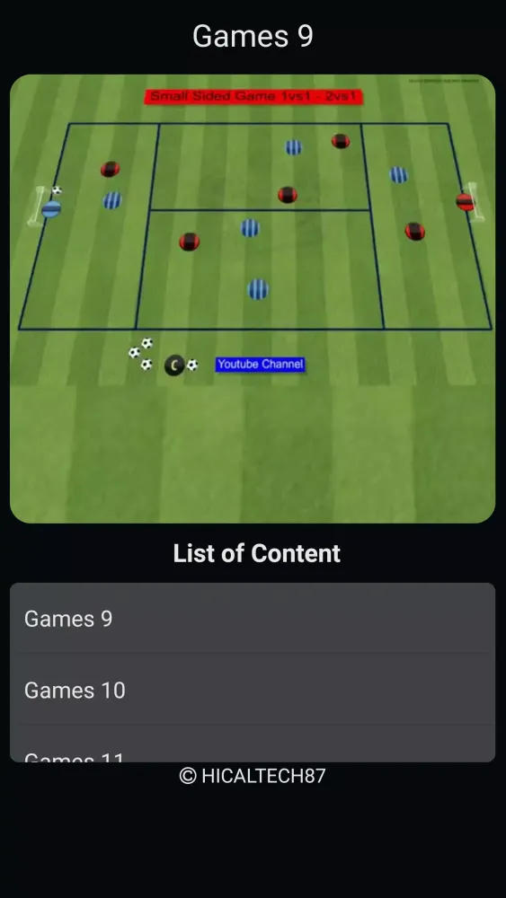 Tangkapan skrin Football Small Sided Games