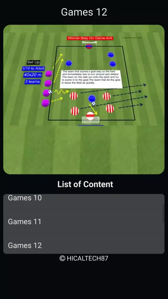 Tangkapan skrin Football Small Sided Games