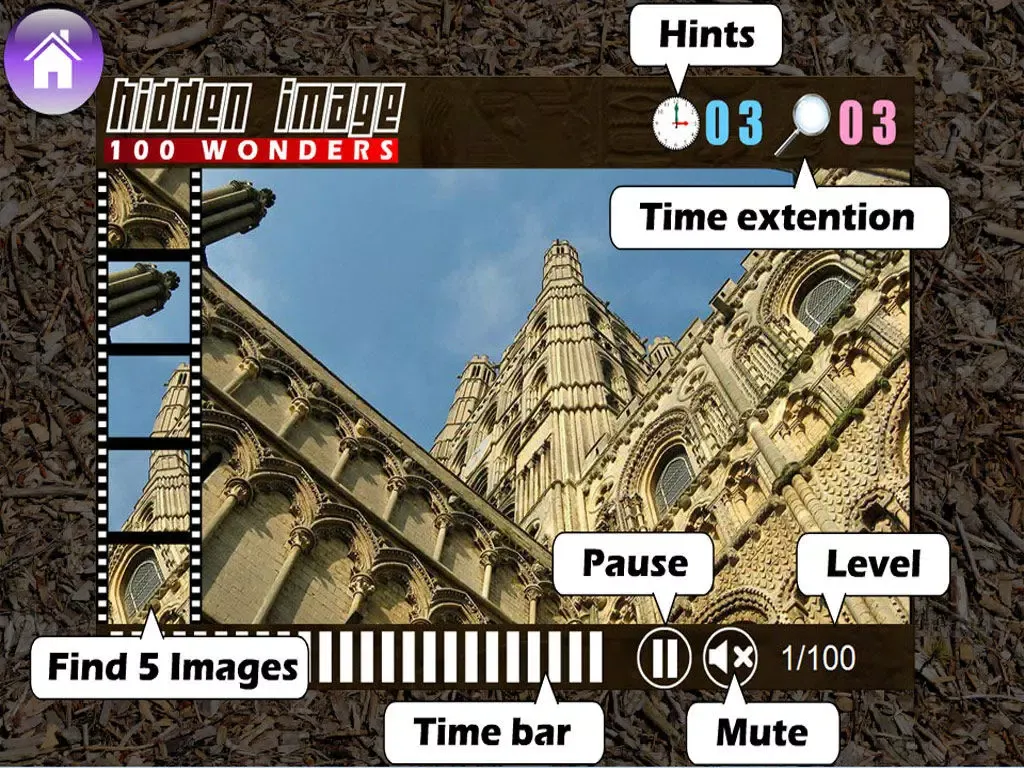 Zrzuty ekranu Hidden Image 100 Wonders iPad 