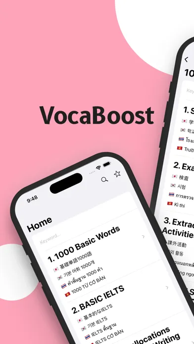 Tangkapan layar VocaBoost: English Vocab Pro