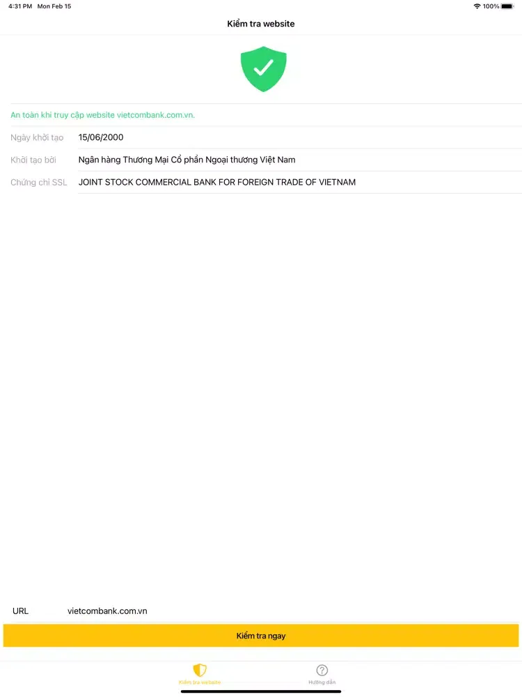 Screenshot di Anti Scammer - Chống lừa đảo iPad 