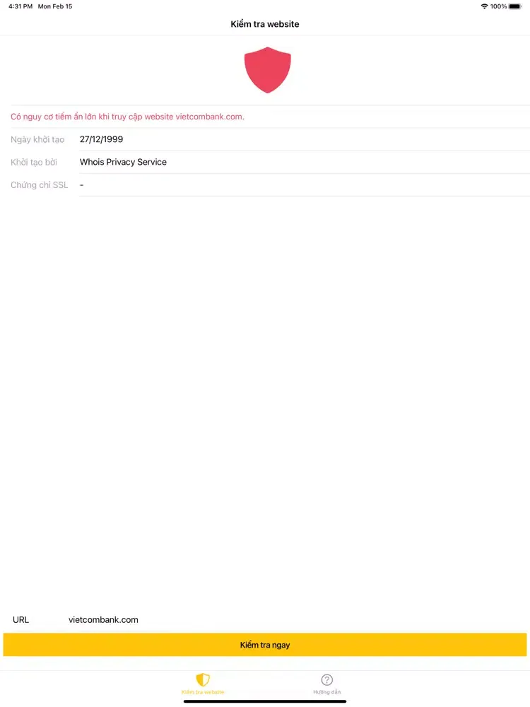 Screenshot di Anti Scammer - Chống lừa đảo iPad 