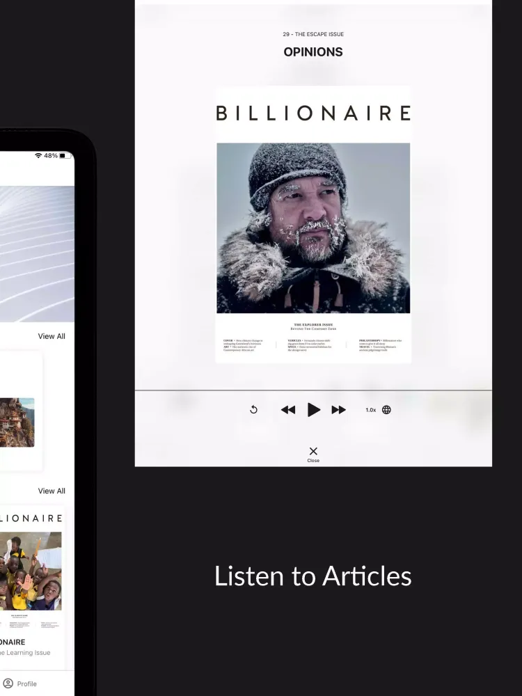 Tangkapan layar BILLIONAIRE